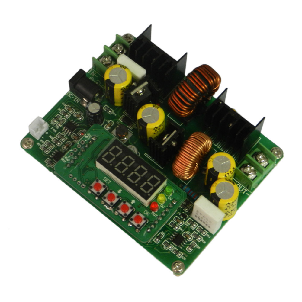 38V 6A DCDC Digital Boost Buck Stepup Stepdown Module LED Driver