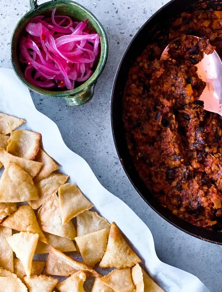 Smoky Black Bean Chilli Nachos Culinary Cartel