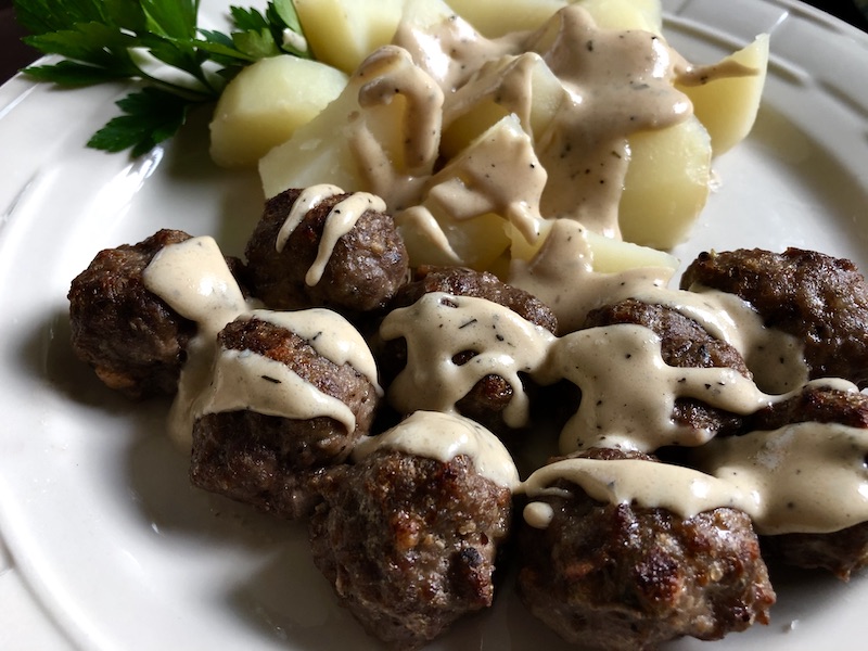 Swedish Meatballs with Cream Sauce (Kötbullar med Gräddsås) Culinary Concerto