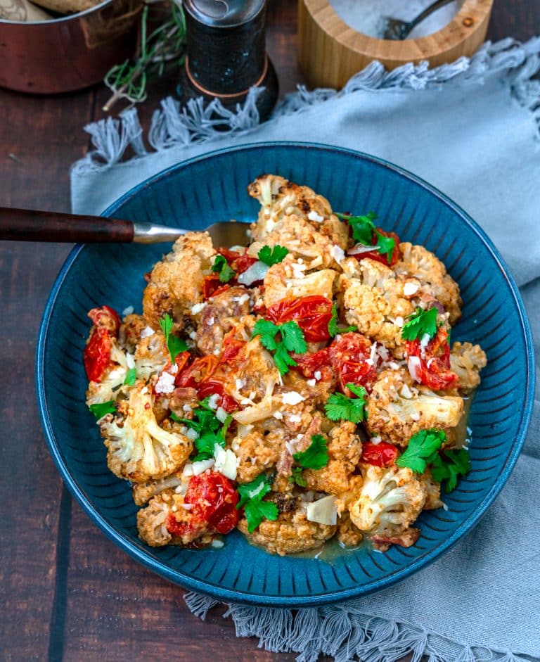 Keto Baked Feta w/ Roasted Cauliflower Culinary Lion