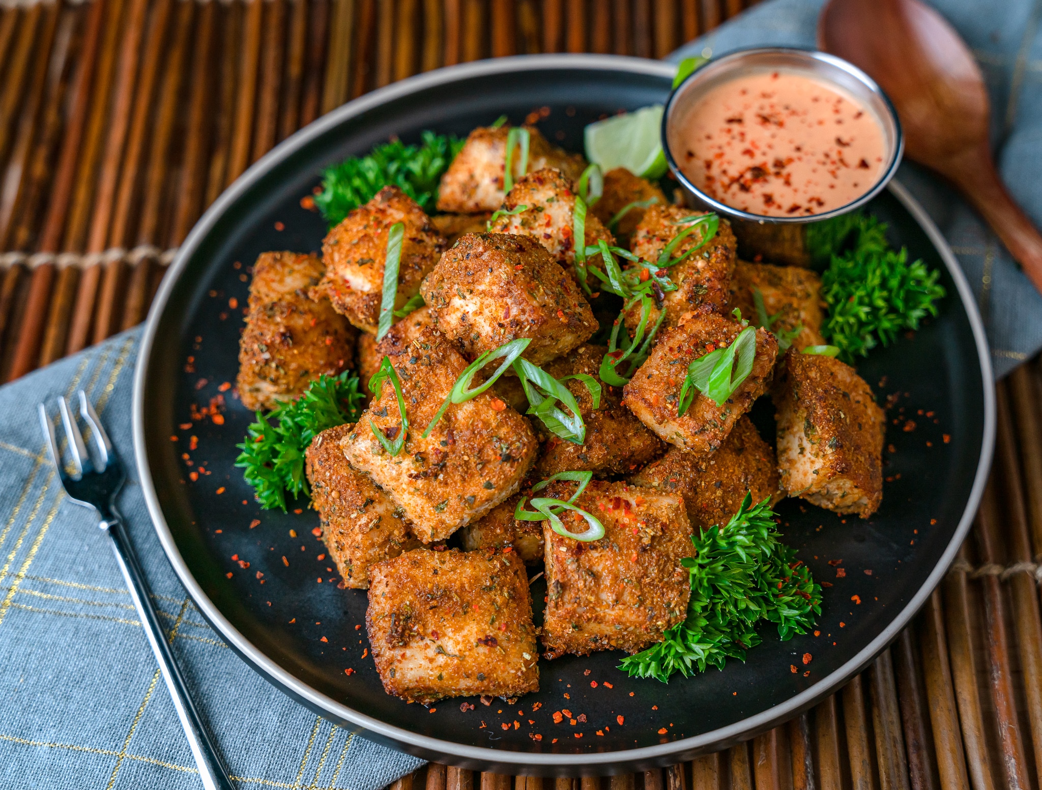 Easy Keto Air Fryer Mahi Mahi Bites Culinary Lion