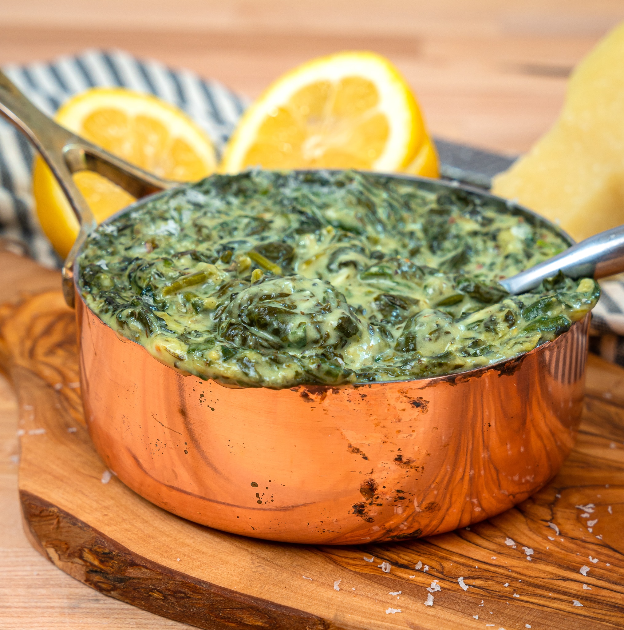 Keto Creamed Spinach Steakhouse Copycat Culinary Lion