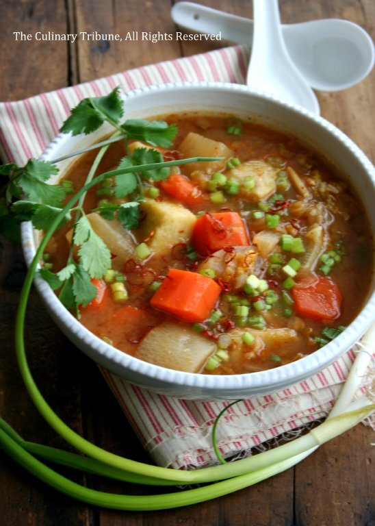Kimchi Miso Soup with Root Vegetables????????????????????????????????? The Culinary Tribune