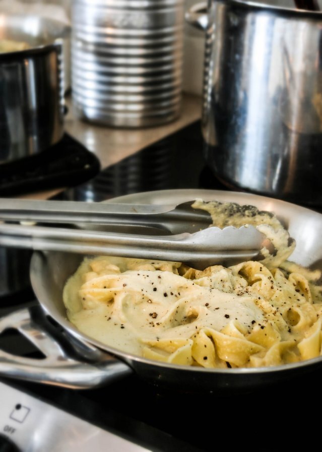Fettuccine Edamame Alfredo The Culinary Tribune