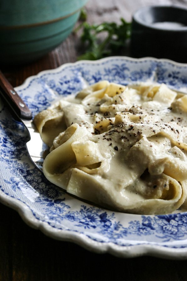 Fettuccine Edamame Alfredo The Culinary Tribune