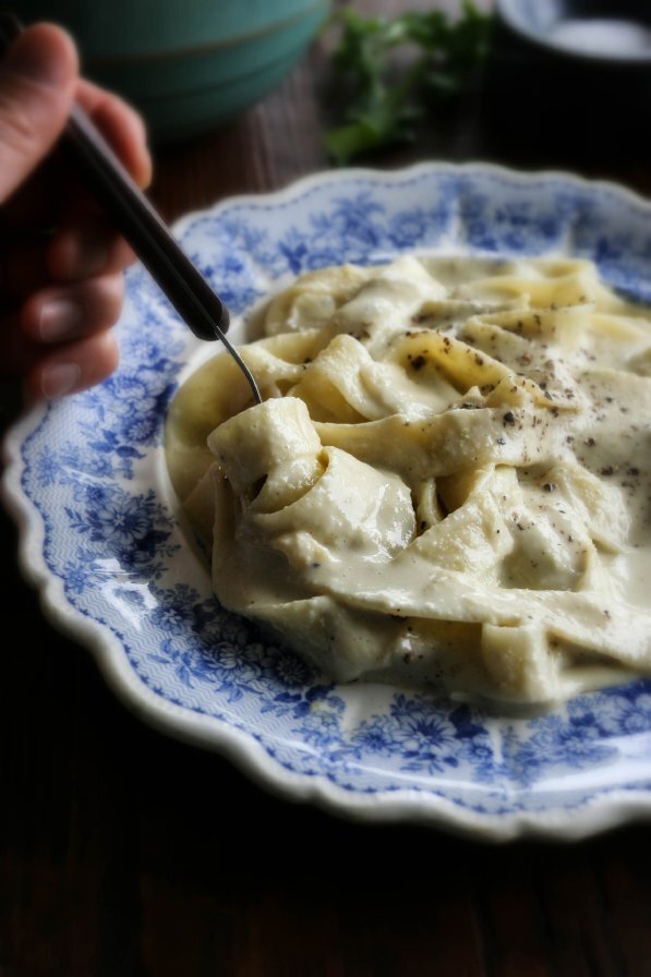 Fettuccine Edamame Alfredo The Culinary Tribune