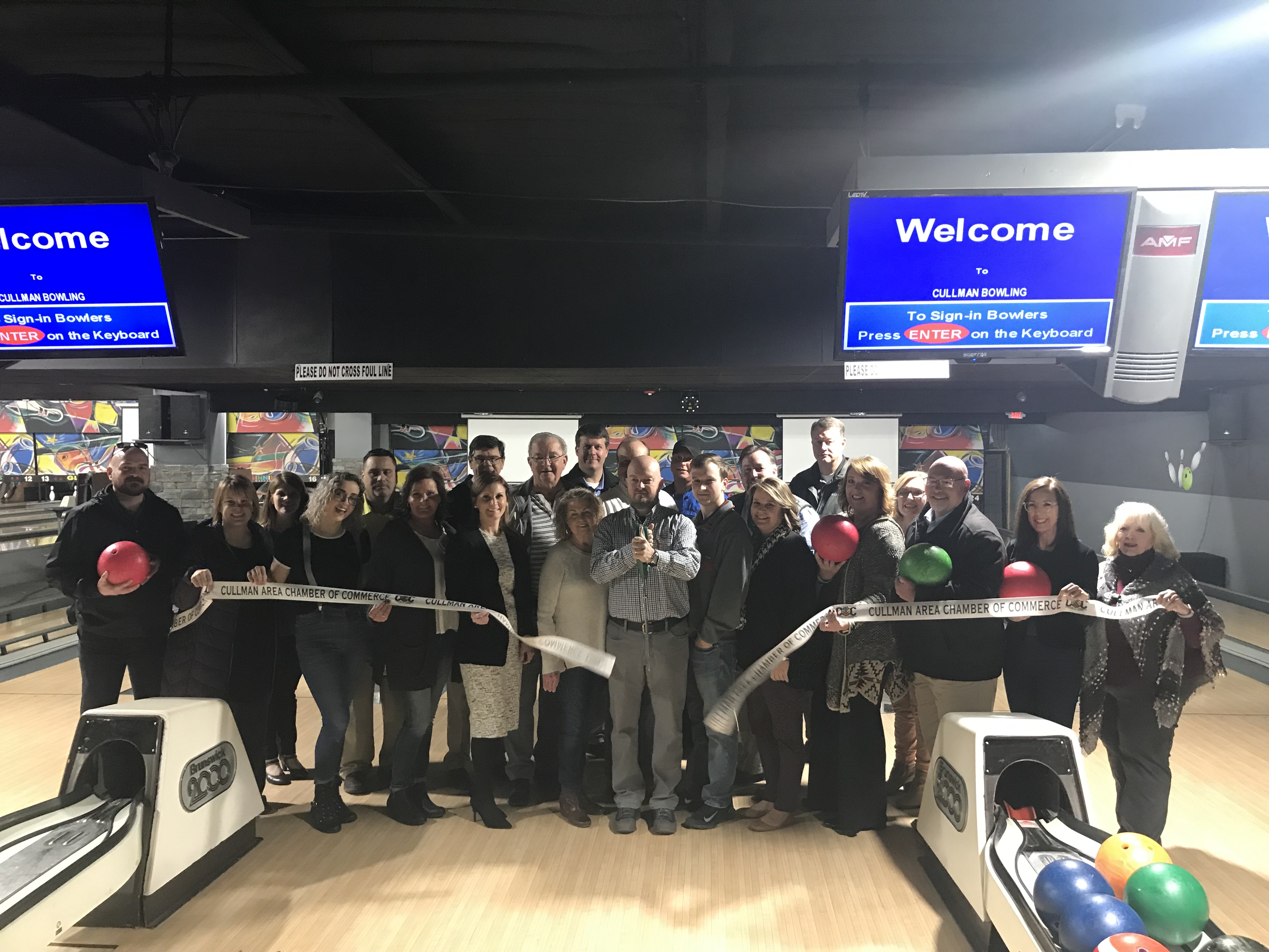 Strike! Ribbon cut on reopened bowling center The Cullman Tribune
