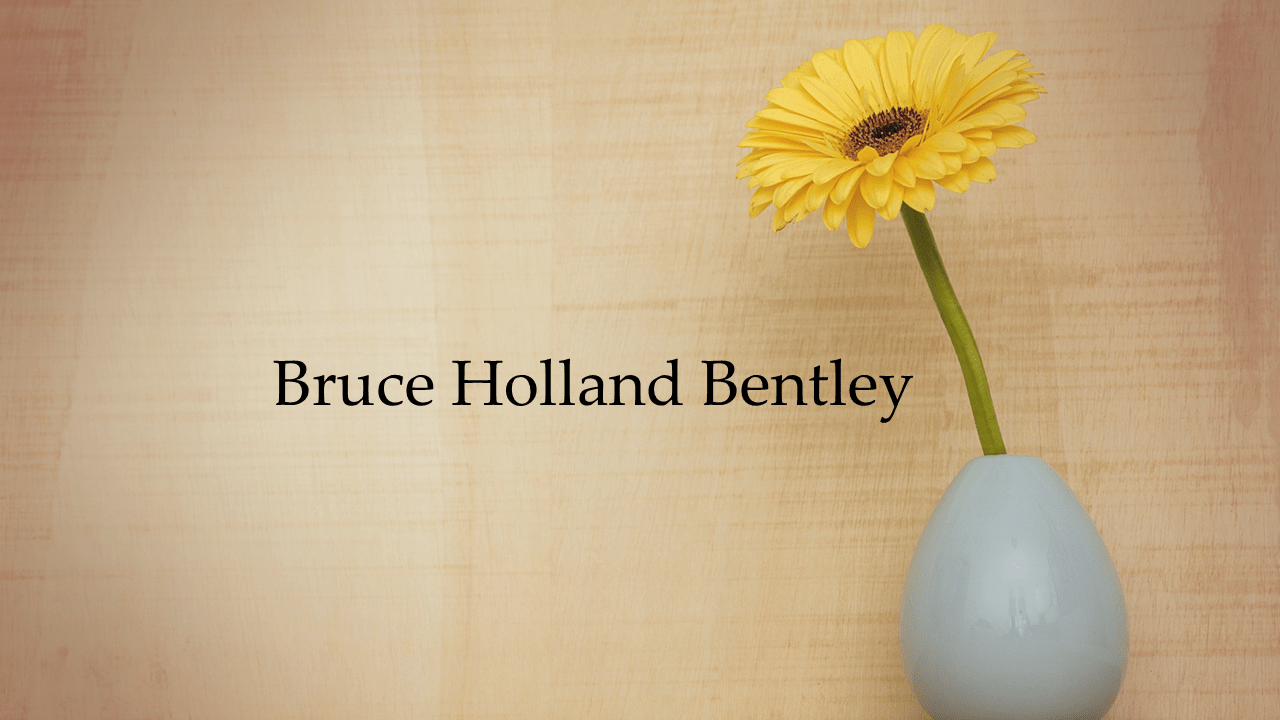 Obituary Bruce Holland Bentley The Cullman Tribune