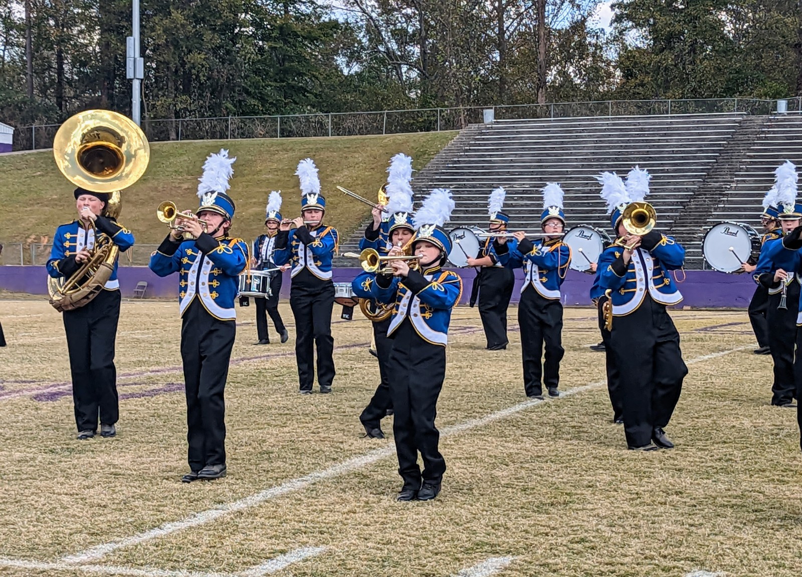 High school musicians put their best feet forward at Mud Creek Marching