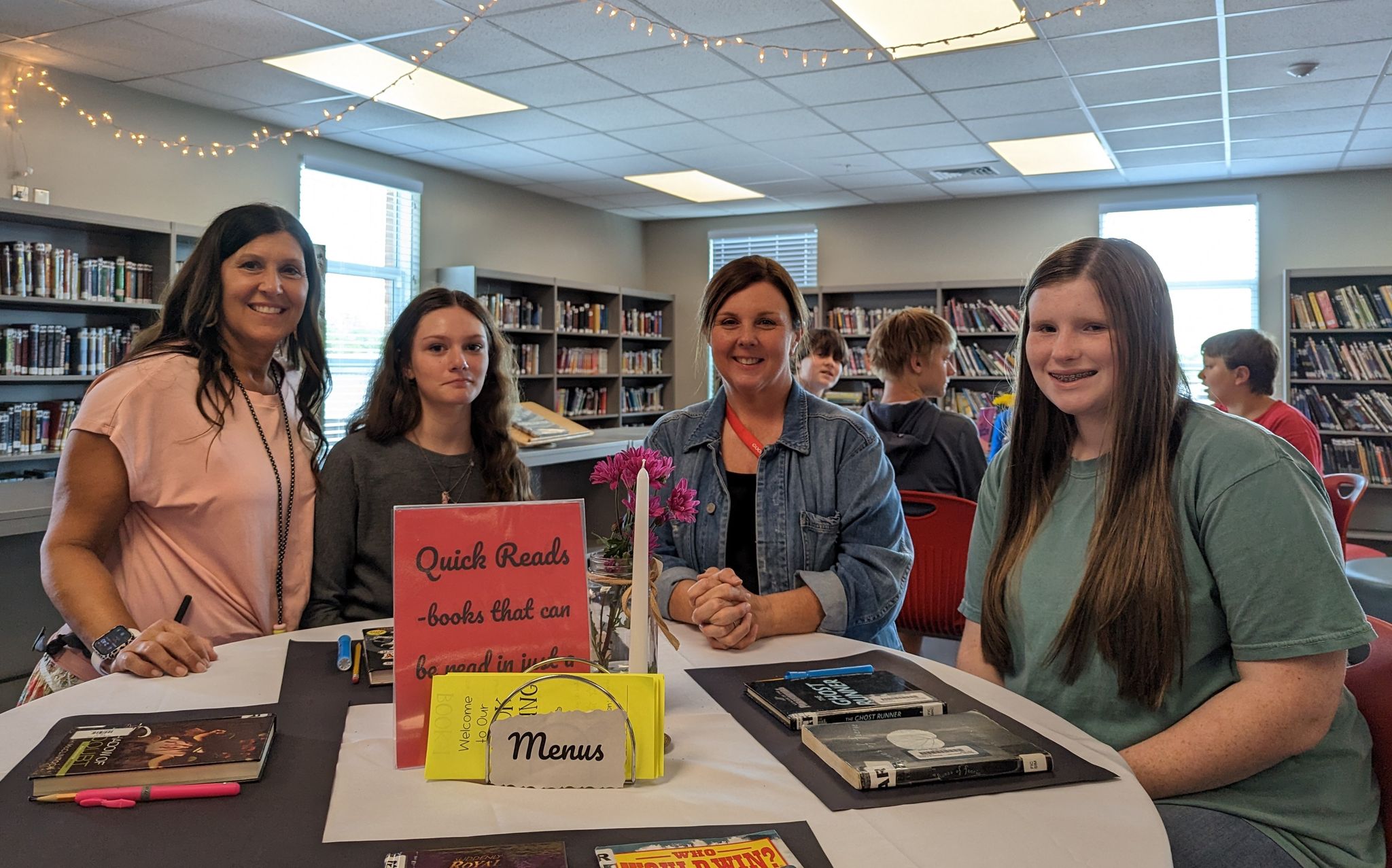 Good Hope Middle School debuts "Book Tasting" in new library The