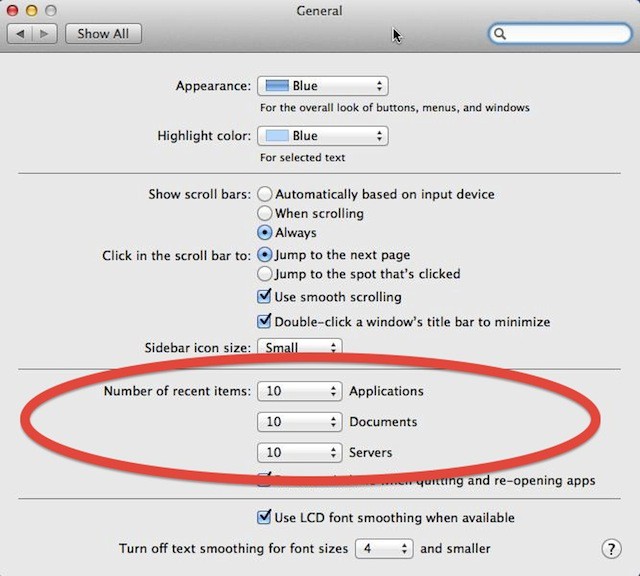 Configure The Apple Menu Recent Items Feature [OS X Tips] Cult of Mac