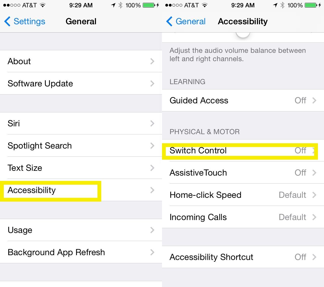 Control Your iPhone With Your Face Set Up Switch Control In 7.1 [iOS Tips] Cult of Mac