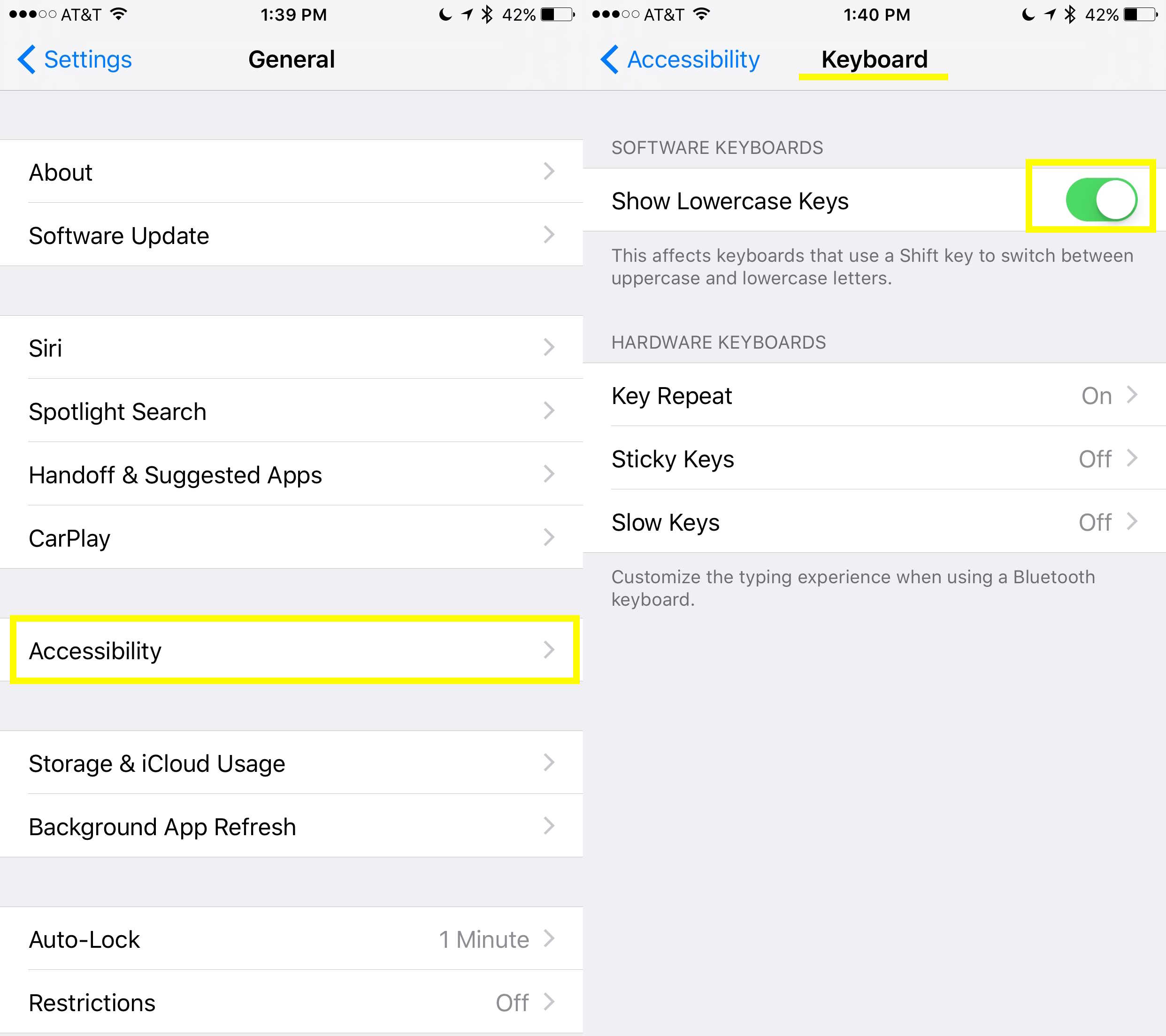 Pro Tip Make iOS 9 keyboard all caps again Cult of Mac