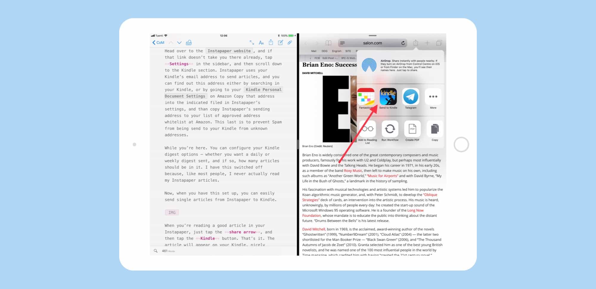 How to send articles from iPhone to Kindle Cult of Mac