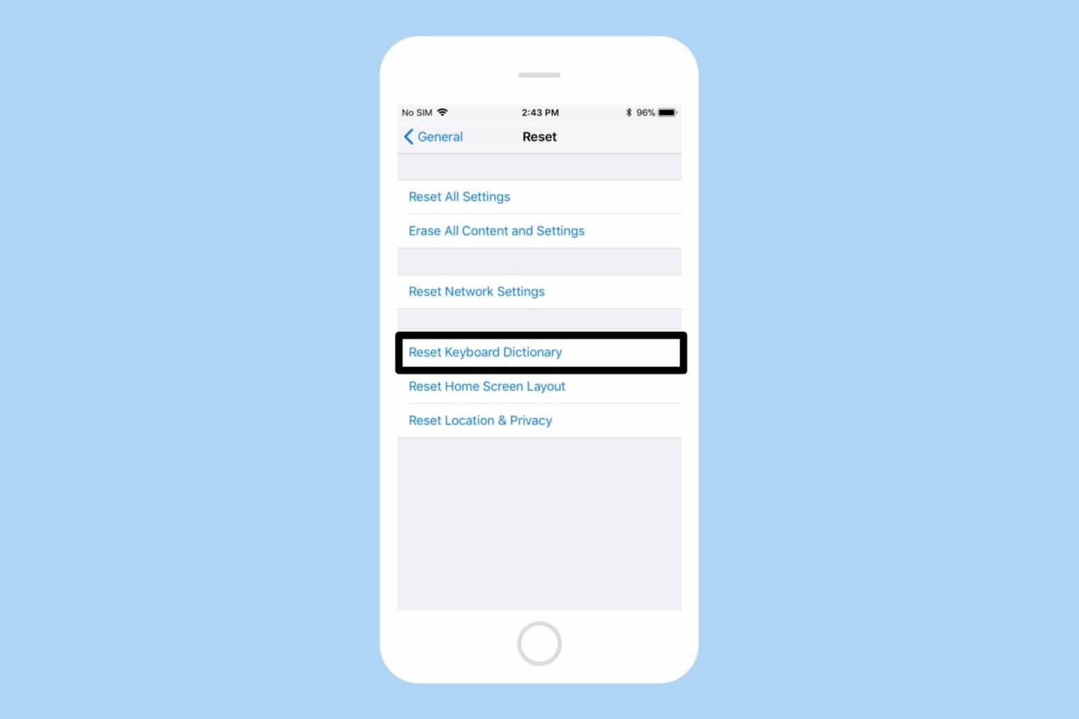 How to remove embarrassing word suggestions from the iOS keyboard