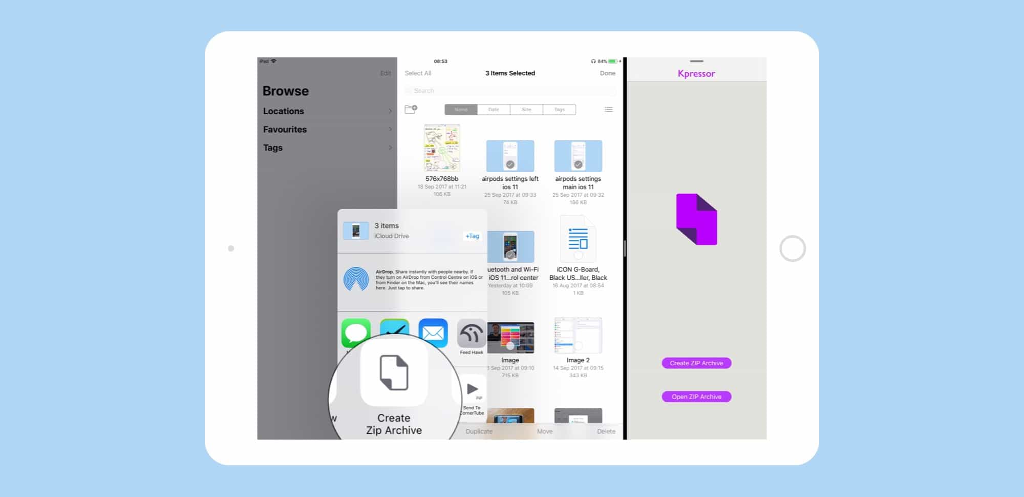 How to zip files in iOS 11's Files app Cult of Mac