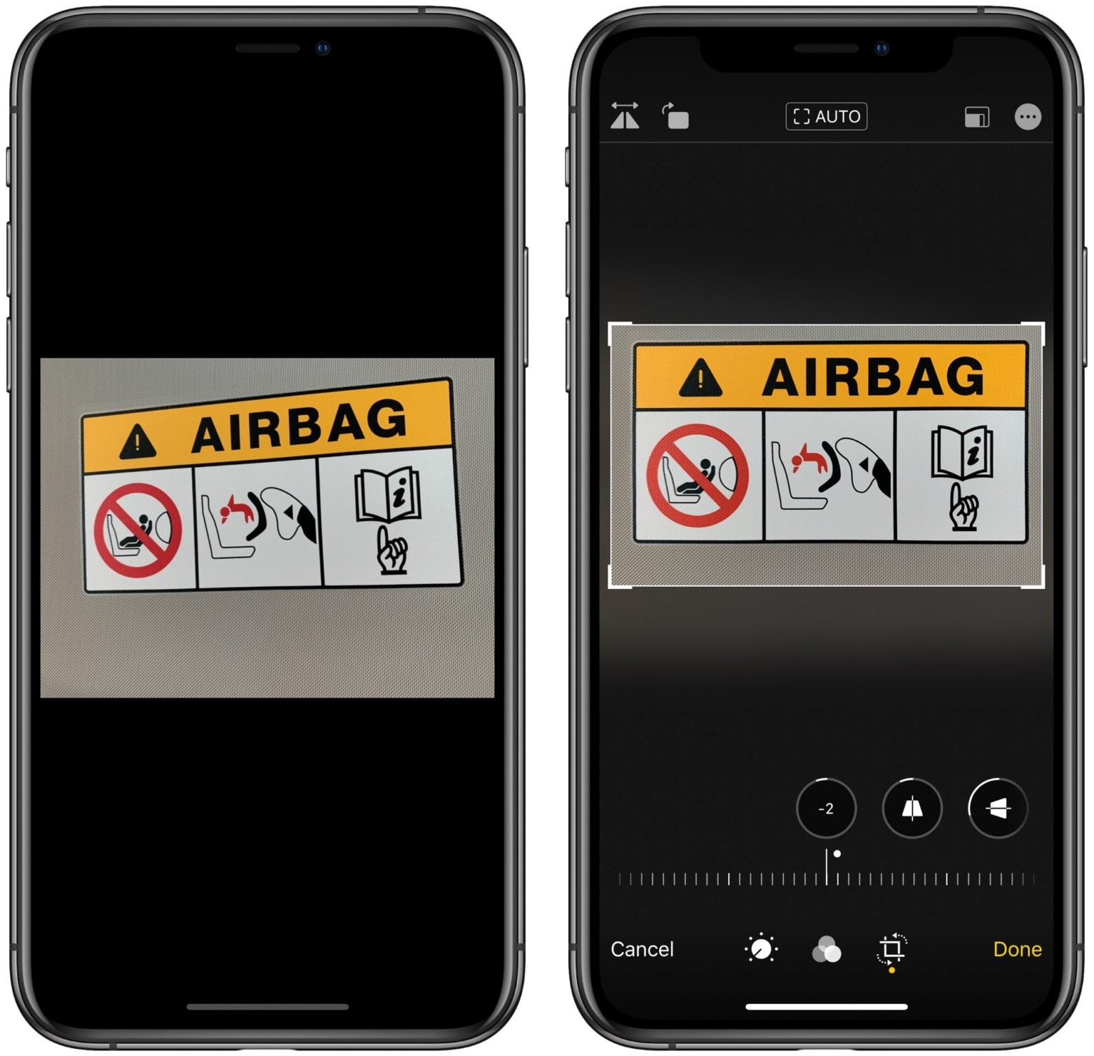 Photos app How to crop, straighten, unskew photos in iOS Cult of Mac