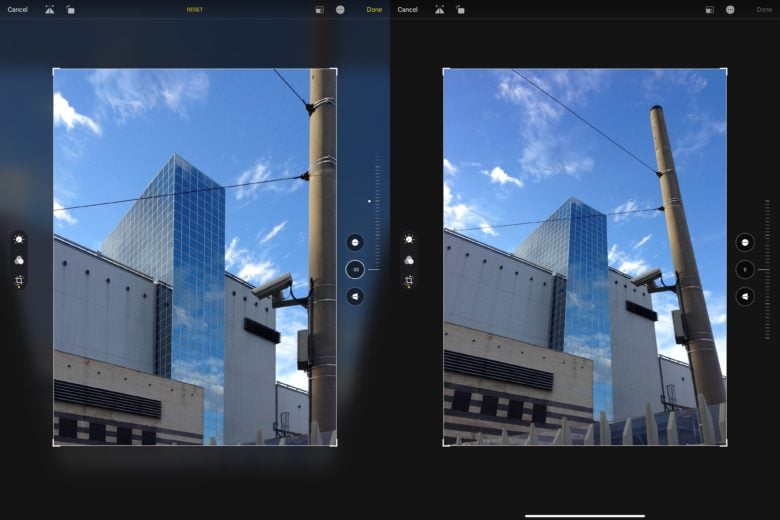 Photos app How to crop, straighten, unskew photos in iOS Cult of Mac