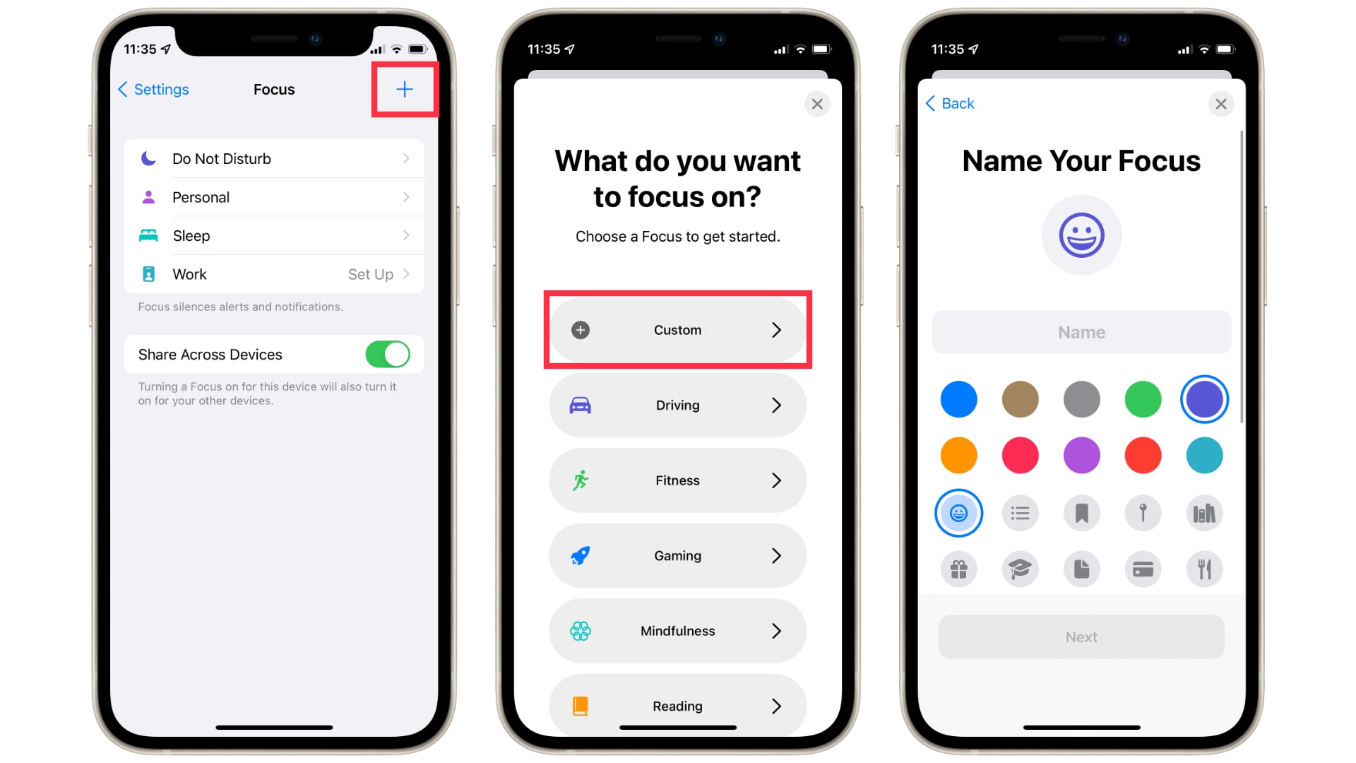 How to create and customize Focus modes in iOS and iPadOS 15