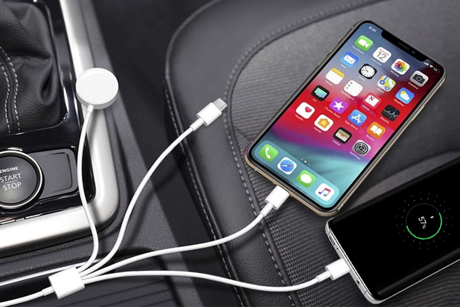 Take charge of your cord management with this 4in1 Apple charger
