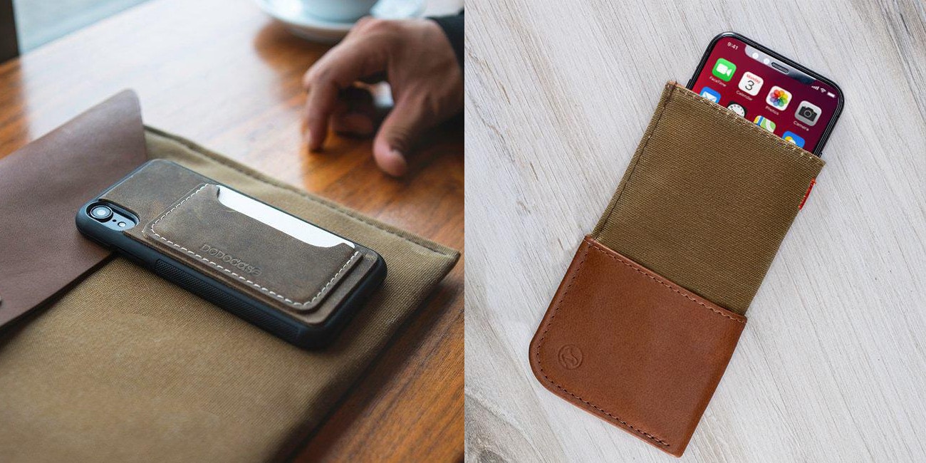 Get iPhone 13 leather wallets and custom sleeves in Dodocase's