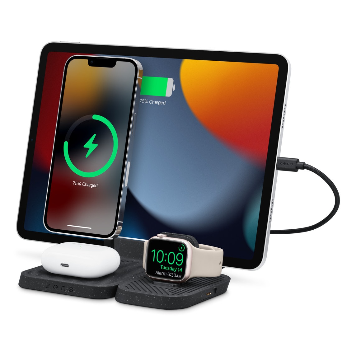 Juice up to 4 devices at once with new Zens modular MagSafe charger