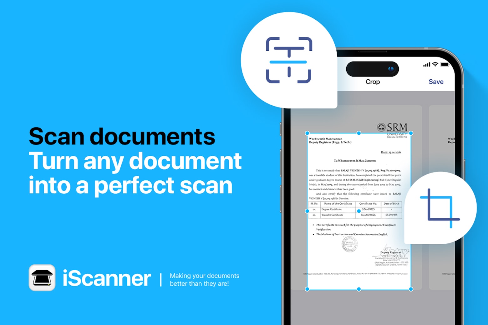 iPhone scanning app iScanner makes digitizing documents easy