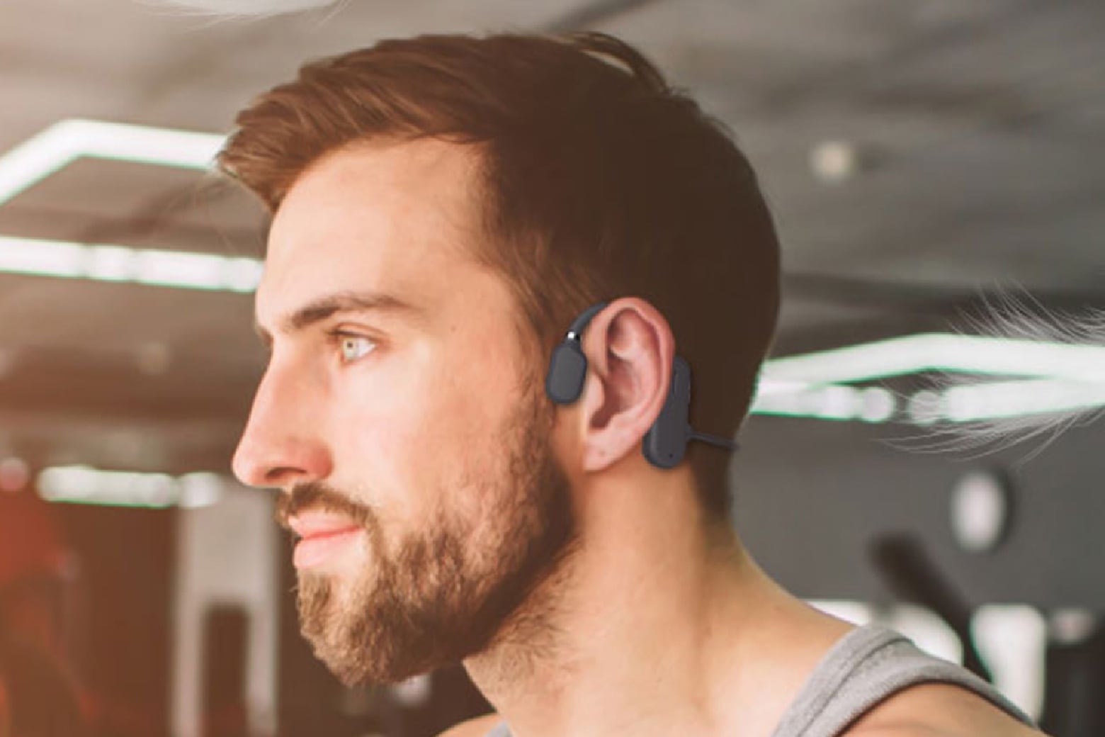 AirPods Try 25 boneconduction headphones.