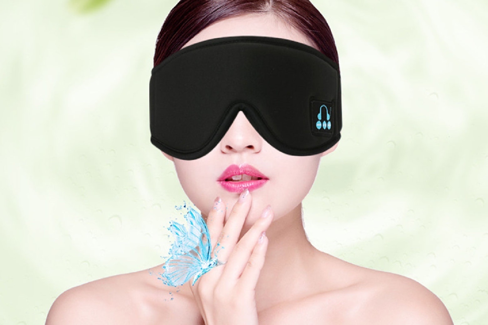 Rest easy with this hightech sleep mask that shuts out light, sound