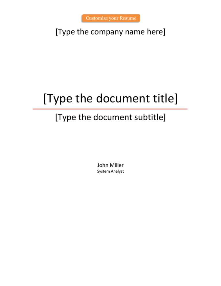 39 Amazing Cover Page Templates (Word + Psd) ᐅ Template Lab with Report
