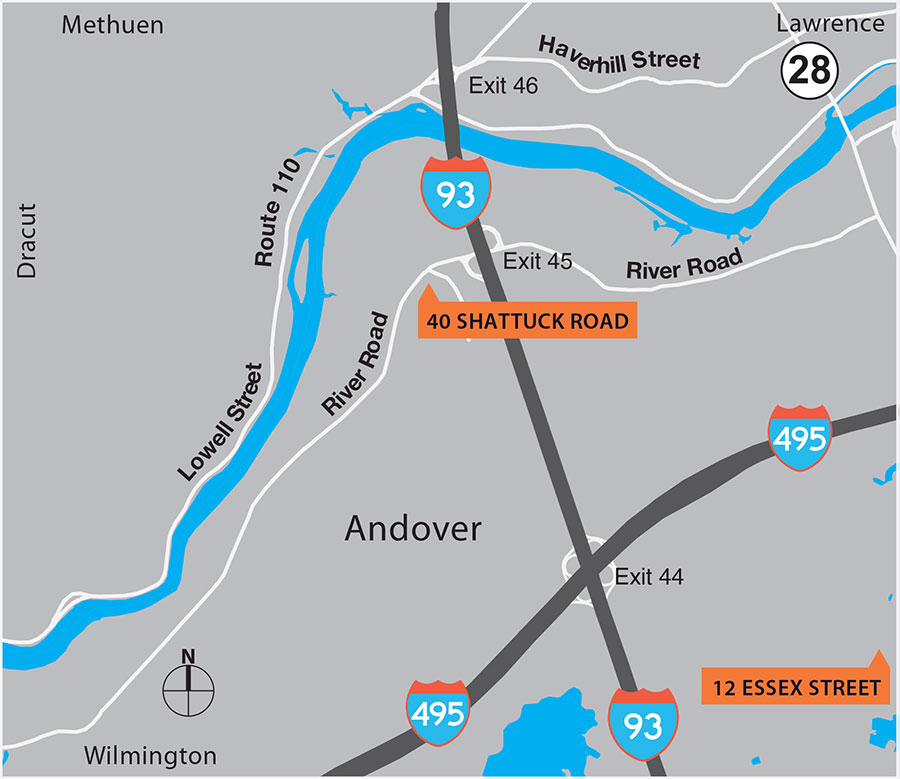 Andover Place To Florida Map Downtown Andover & River Road opportunities 275 SF to 18,735 SF