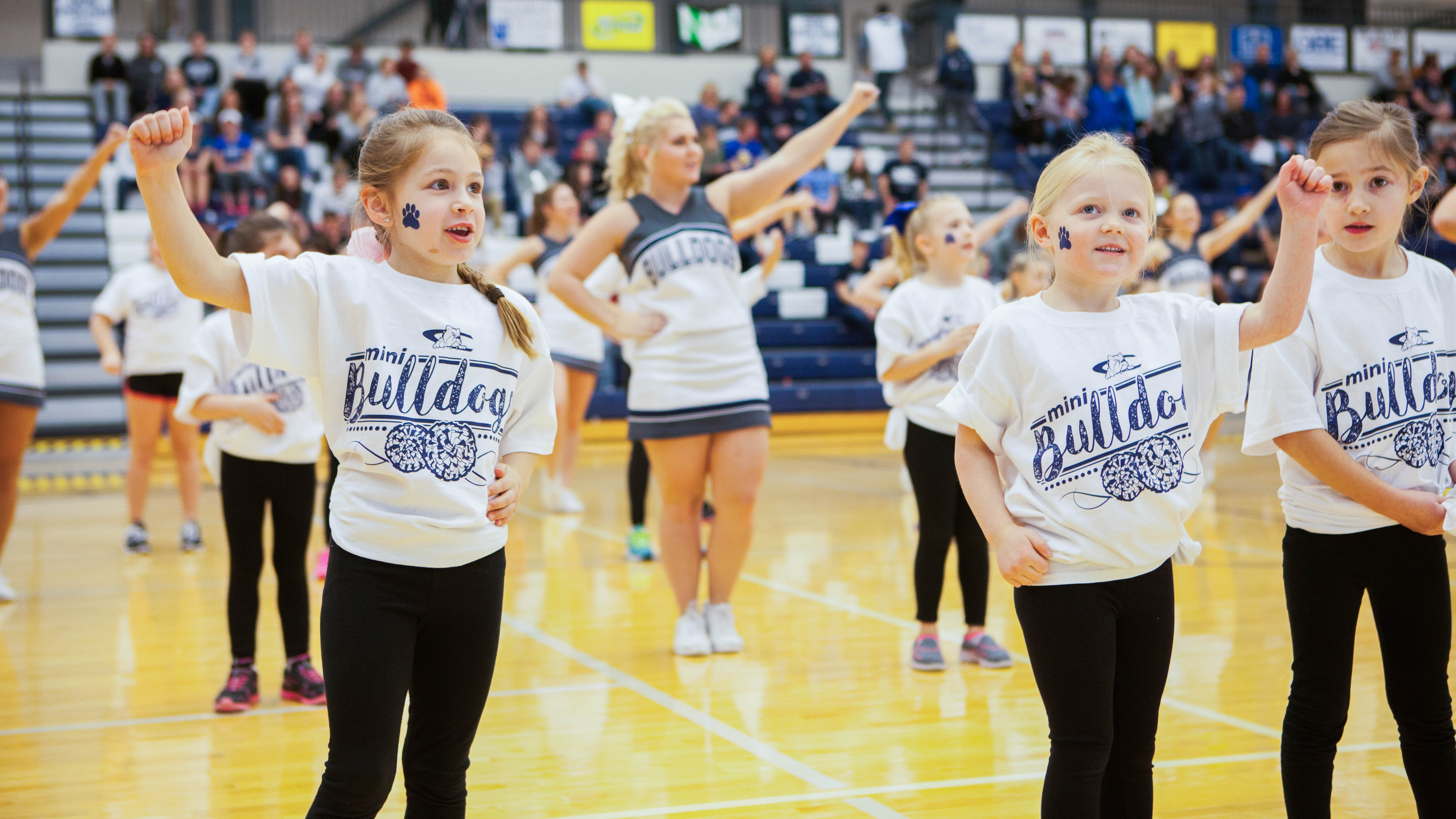 Bulldog Cheerleaders Host Mini Cheer Camp for Kids The Sower Newspaper