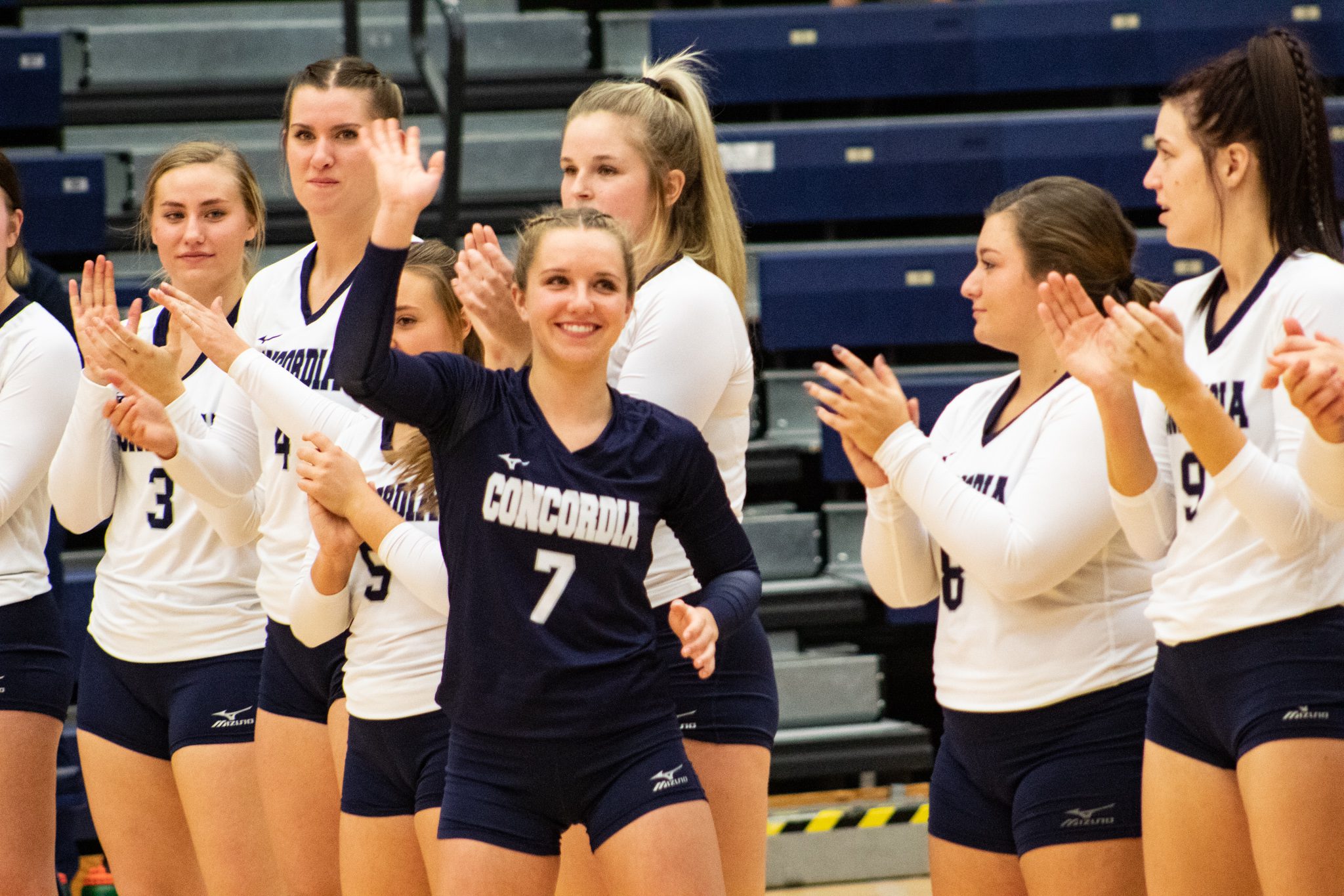 Concordia Volleyball Beats College of Saint Mary, Advances to GPAC