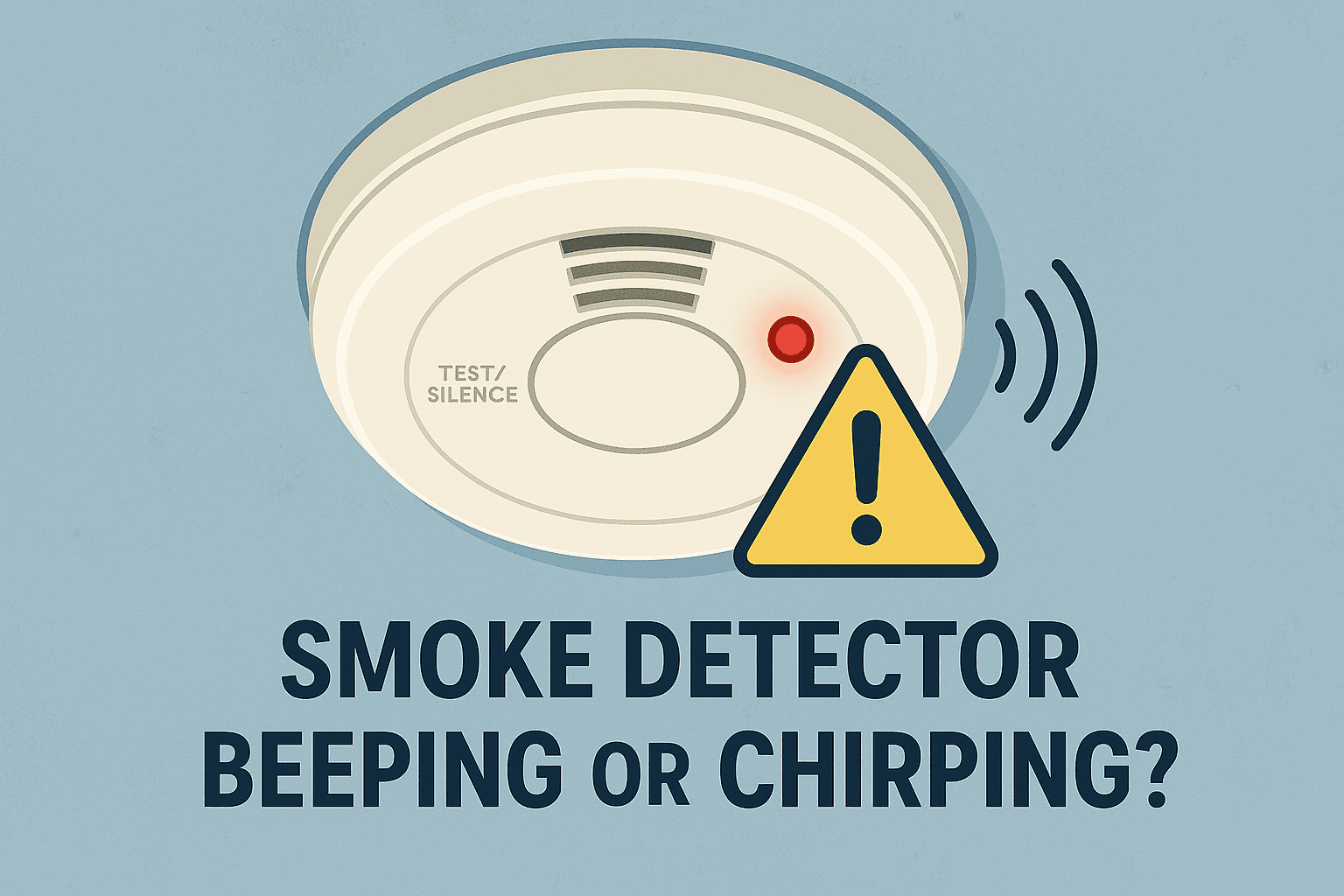 Smoke Detector Beeping or Chirping? The Ultimate Fix Guide (Battery(08)