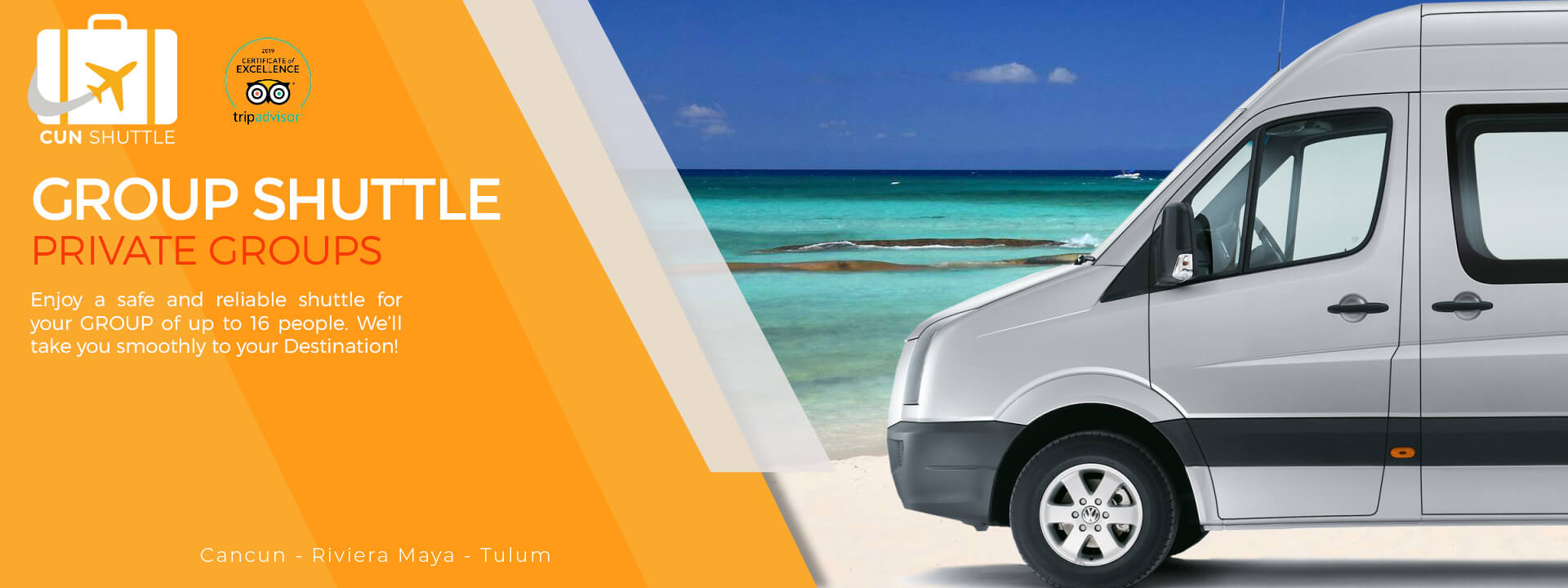 Private Cancun Airport Shuttle, Shuttle from Cancun Airport to Playa