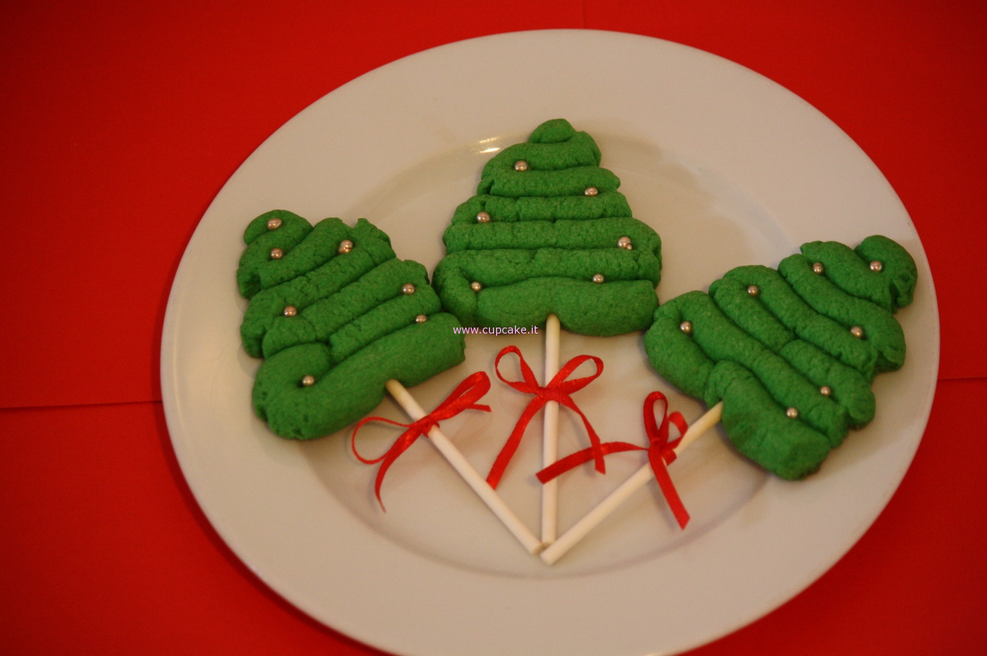 Tutorial Biscotti a Forma di Albero di Natale su Stecca