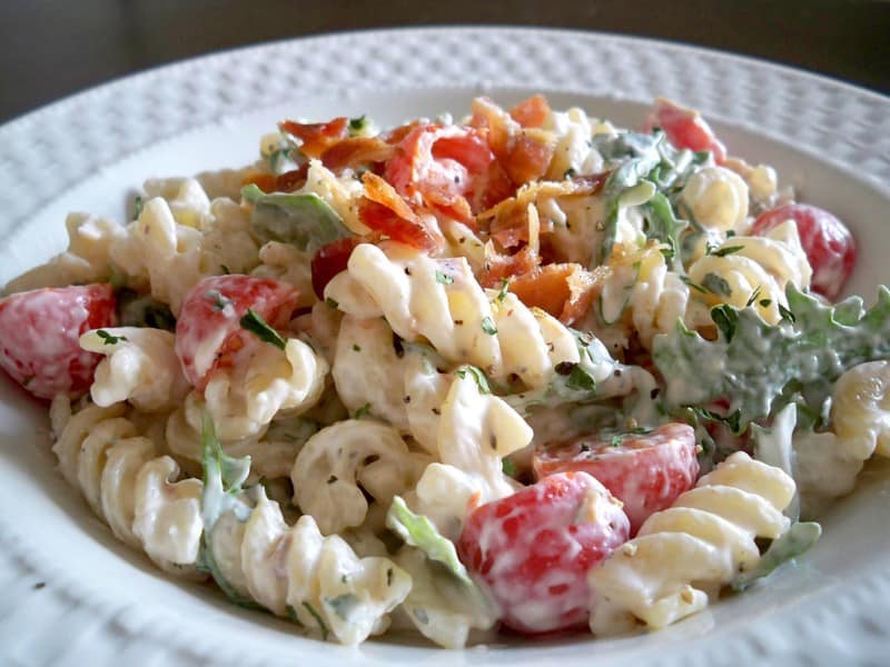 Maybe you would like to learn more about one of these? the cheese pusher: BLT Pasta Salad