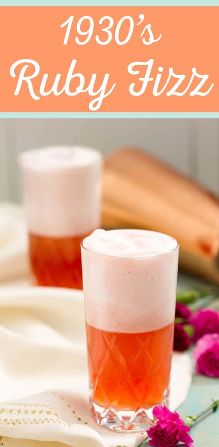 Ruby Fizz Cocktail Cup of Zest
