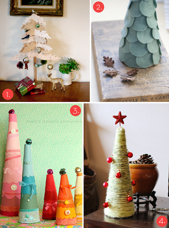 Roundup 10 Easy DIY Mini Tabletop Trees! Curbly