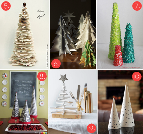 Roundup 10 Easy DIY Mini Tabletop Trees! Curbly