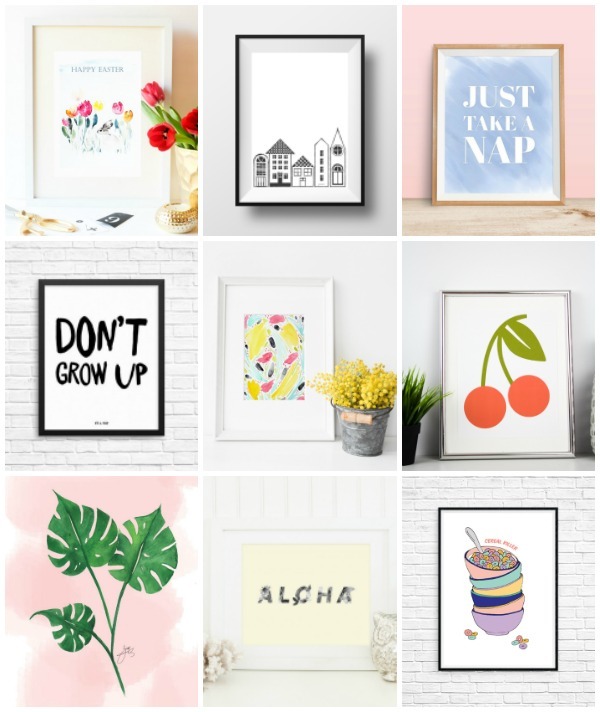 12 Free Printable Pieces of Wall Art Curbly