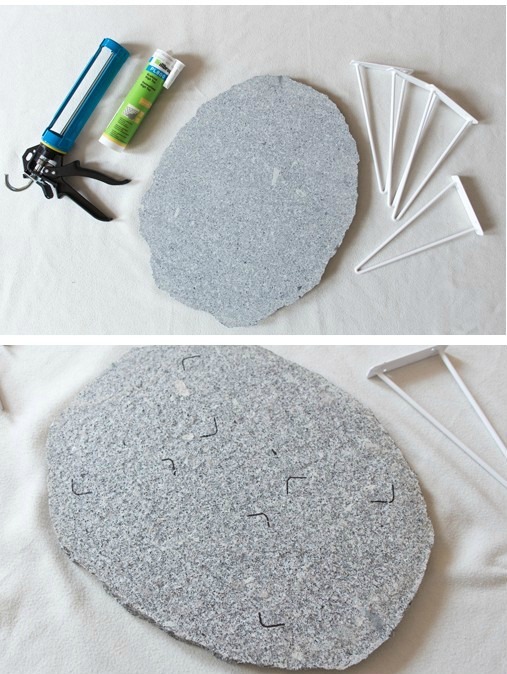 How To Make A Granite Side Table Curbly