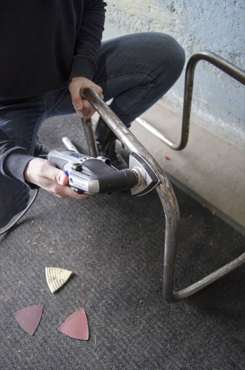 Painting Metal Chairs How To Fix up and Reupholster an Old Side Chair