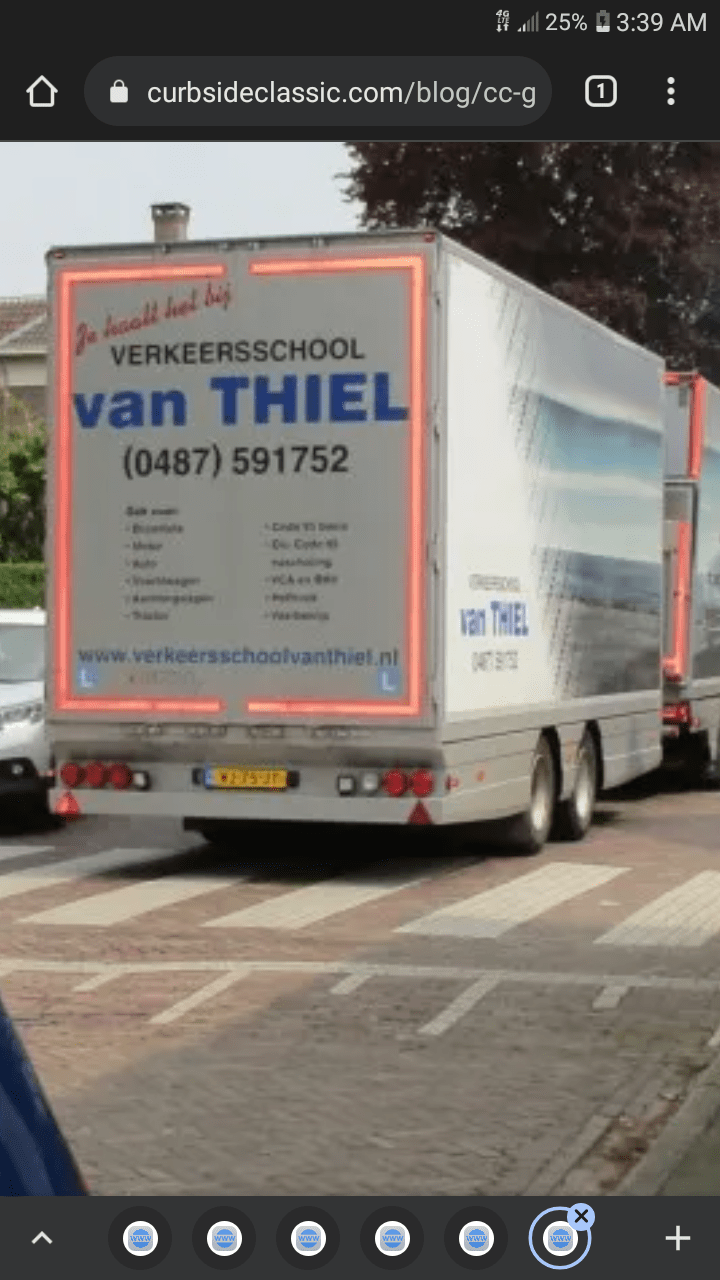 CC Global Big Rig Driving Lessons Roll With It Curbside Classic