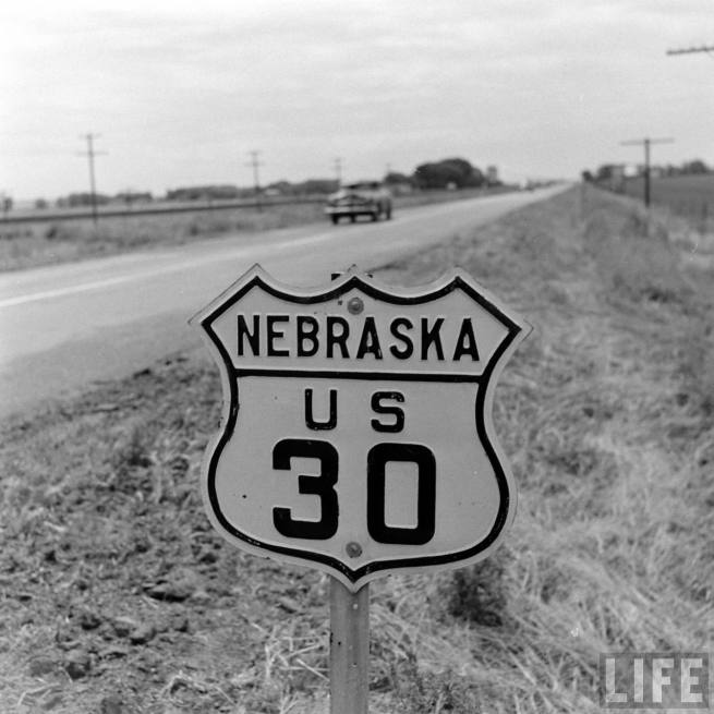 Vintage Photos Life On The Road On US Hwy 30 In 1948