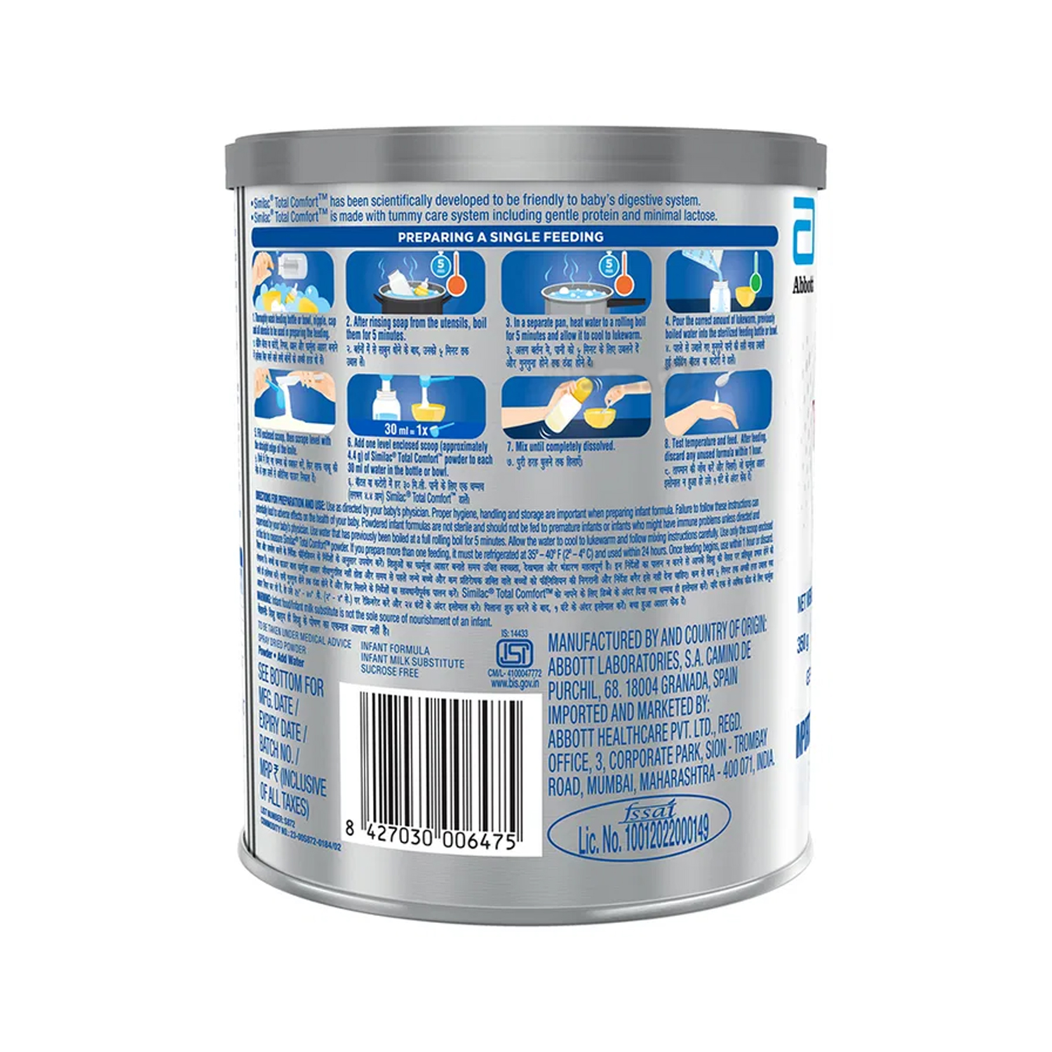 Similac Total Comfort Infant Formula Up to 24 months 350g Cureka Online Health Care Products