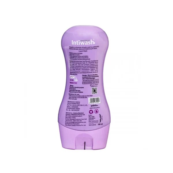 Intiwash New Feminine Hygiene Wash 100ml Cureka