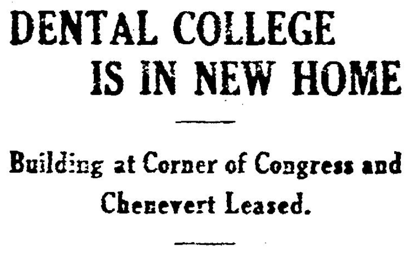 Texas Dental College A Curious Histonian