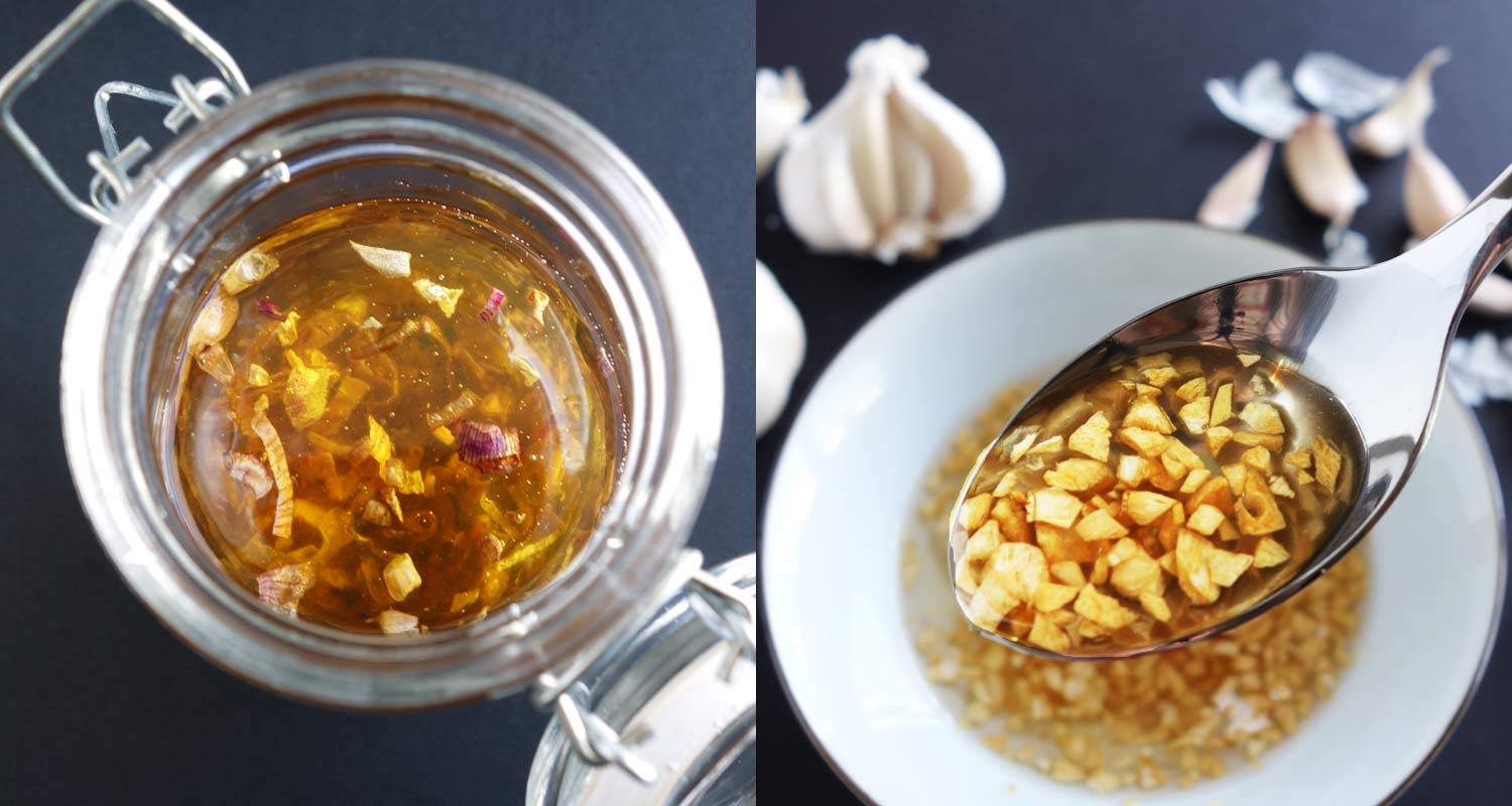 Shallot Oil and Garlic Oil Curious Nut