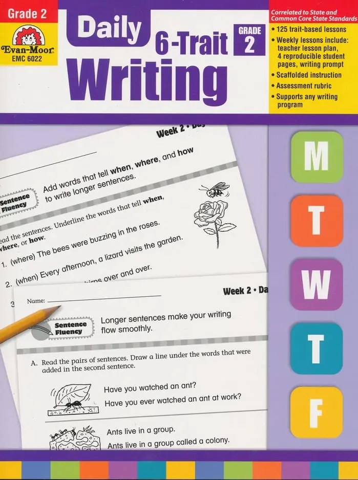6 Everyday 2nd Grade Writing Skills from Ivanmore Curriculum Express